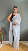 SF 690 Gucchi Silk Butta Party Wear 1 Minute Readymade Saree Suppliers In India